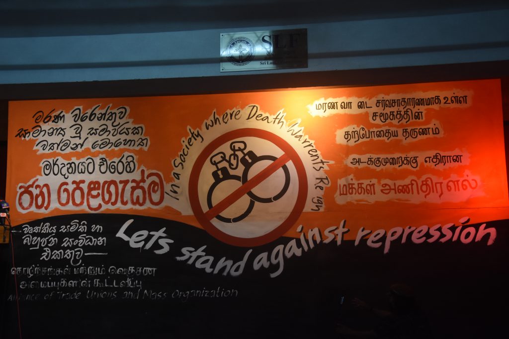 People's mobilization against repression