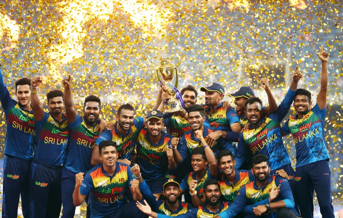 Sri Lanka wins the Asian Cricket Cup