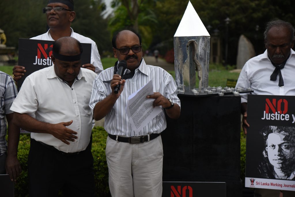 ධනපති ආණ්ඩු ඝාතනය කළ මාධ්‍යවේදීන් සමරති !