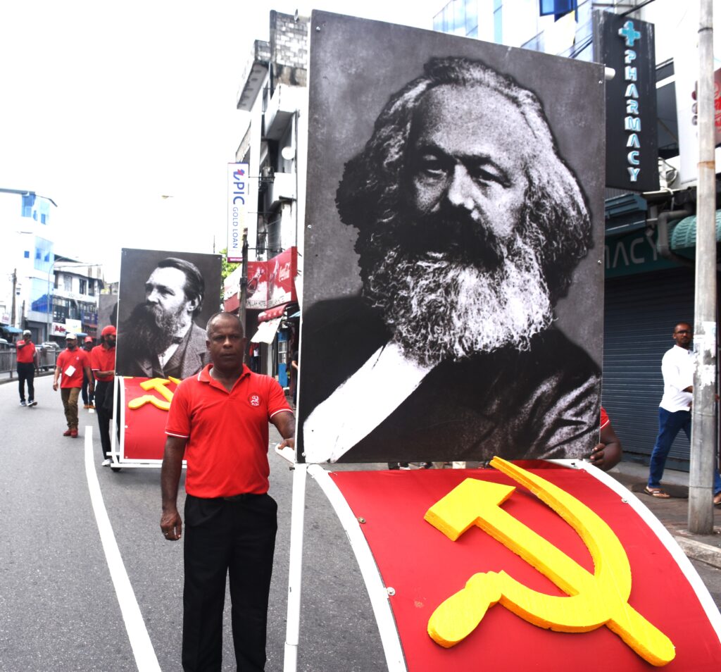 අධිරාජවාදී මිලේච්ජත්වයට නැටවෙන ආණ්ඩුවට එරෙහිව වැඩ කරන ජනතා බලයක් ගොඩ නගමු!
