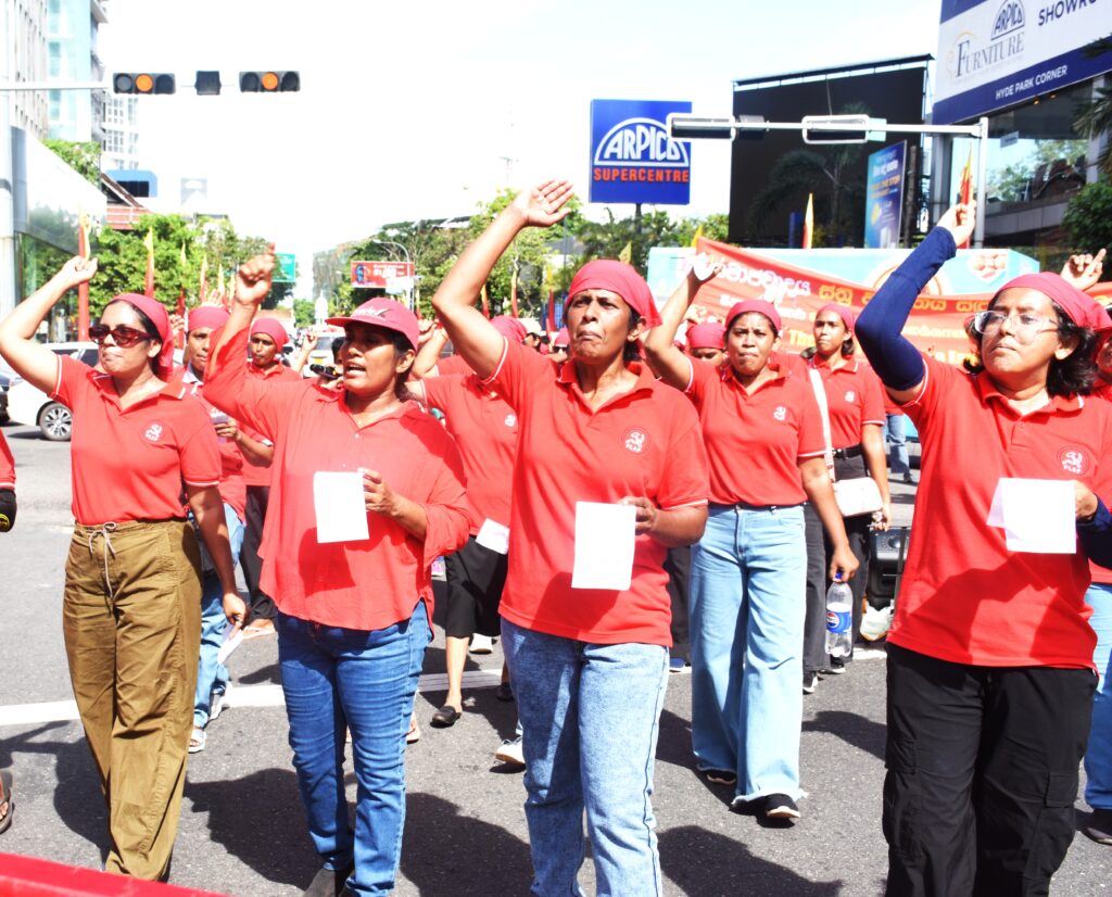 අධිරාජවාදී මිලේච්ජත්වයට නැටවෙන ආණ්ඩුවට එරෙහිව වැඩ කරන ජනතා බලයක් ගොඩ නගමු!