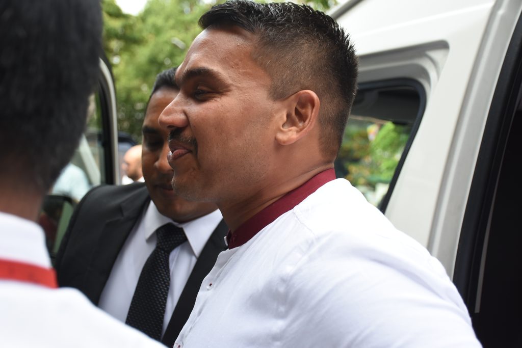 පාර්.මන්ත්රී නාමල් රාජපක්ෂ ලබන 18 තෙක් රිමාන්ඩ් භාරයේ තබන්නැයි නියෝග කරයි පාර්.මන්ත්රී නාමල් රාජපක්ෂ ලබන 18 තෙක් රිමාන්ඩ් භාරයේ තබන්නැයි නියෝග කරයි